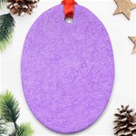 Purple Paper Texture, Paper Background Ornament (Oval) Front