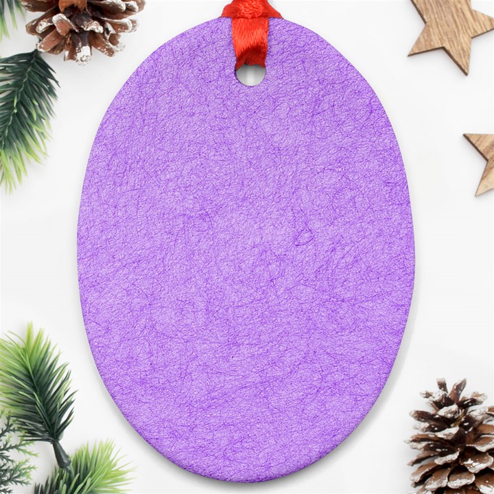 Purple Paper Texture, Paper Background Ornament (Oval)