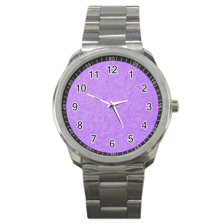 Purple Paper Texture, Paper Background Sport Metal Watch