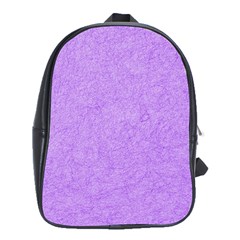 Purple Paper Texture, Paper Background School Bag (xl) by nateshop