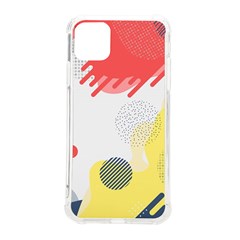 Red White Blue Retro Background, Retro Abstraction, Colored Retro Background Iphone 11 Pro Max 6 5 Inch Tpu Uv Print Case by nateshop