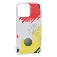 Red White Blue Retro Background, Retro Abstraction, Colored Retro Background Iphone 14 Pro Max Tpu Uv Print Case by nateshop