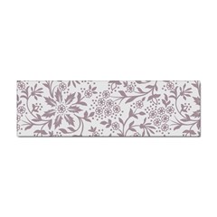 Retro Floral Texture, Beige Floral Retro Background, Vintage Texture Sticker (bumper) by nateshop