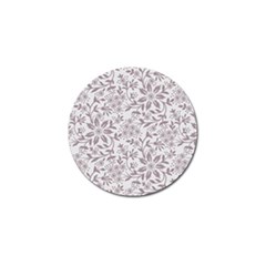 Retro Floral Texture, Beige Floral Retro Background, Vintage Texture Golf Ball Marker (4 Pack) by nateshop