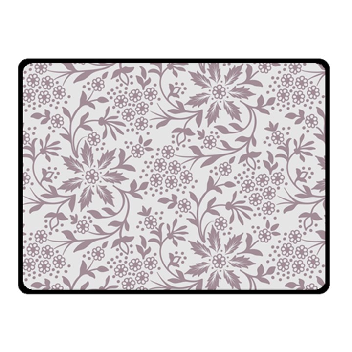 Retro Floral Texture, Beige Floral Retro Background, Vintage Texture Two Sides Fleece Blanket (Small)