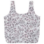 Retro Floral Texture, Beige Floral Retro Background, Vintage Texture Full Print Recycle Bag (XXXL) Front