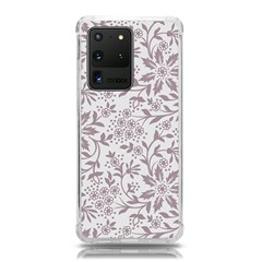 Retro Floral Texture, Beige Floral Retro Background, Vintage Texture Samsung Galaxy S20 Ultra 6 9 Inch Tpu Uv Case by nateshop