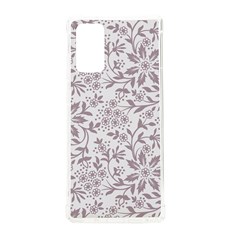 Retro Floral Texture, Beige Floral Retro Background, Vintage Texture Samsung Galaxy Note 20 Tpu Uv Case by nateshop