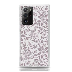 Retro Floral Texture, Beige Floral Retro Background, Vintage Texture Samsung Galaxy Note 20 Ultra Tpu Uv Case by nateshop