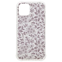 Retro Floral Texture, Beige Floral Retro Background, Vintage Texture Iphone 12/12 Pro Tpu Uv Print Case by nateshop