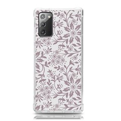 Retro Floral Texture, Beige Floral Retro Background, Vintage Texture Samsung Galaxy Note 20 Tpu Uv Case by nateshop