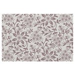 Retro Floral Texture, Beige Floral Retro Background, Vintage Texture Banner and Sign 6  x 4  Front