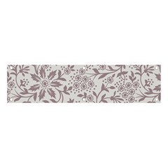 Retro Floral Texture, Beige Floral Retro Background, Vintage Texture Banner And Sign 4  X 1  by nateshop