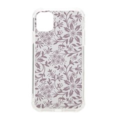 Retro Floral Texture, Beige Floral Retro Background, Vintage Texture Iphone 11 Tpu Uv Print Case by nateshop