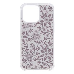 Retro Floral Texture, Beige Floral Retro Background, Vintage Texture Iphone 13 Pro Tpu Uv Print Case by nateshop