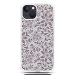 Retro Floral Texture, Beige Floral Retro Background, Vintage Texture iPhone 13 TPU UV Print Case Front