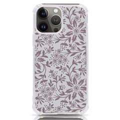 Retro Floral Texture, Beige Floral Retro Background, Vintage Texture Iphone 13 Pro Max Tpu Uv Print Case by nateshop