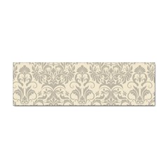 Retro Texture With Ornaments, Vintage Beige Background Sticker (bumper) by nateshop