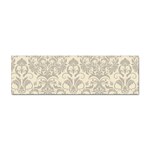 Retro Texture With Ornaments, Vintage Beige Background Sticker (Bumper) Front