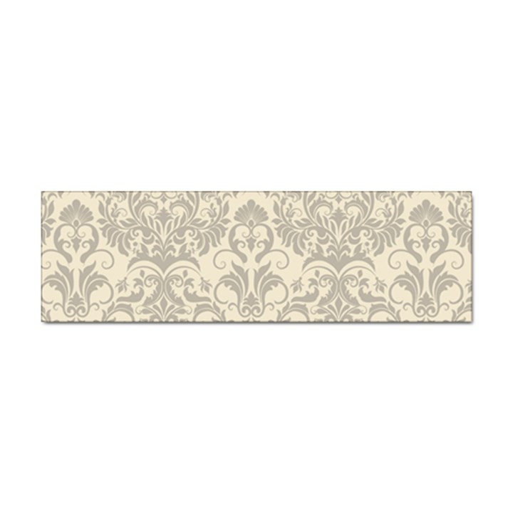 Retro Texture With Ornaments, Vintage Beige Background Sticker (Bumper)