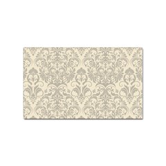 Retro Texture With Ornaments, Vintage Beige Background Sticker Rectangular (10 Pack) by nateshop