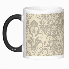 Retro Texture With Ornaments, Vintage Beige Background Morph Mug by nateshop