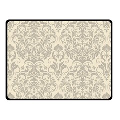 Retro Texture With Ornaments, Vintage Beige Background Fleece Blanket (small) by nateshop