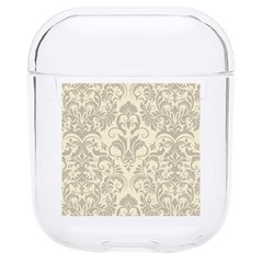 Retro Texture With Ornaments, Vintage Beige Background Hard Pc Airpods 1/2 Case by nateshop