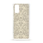 Retro Texture With Ornaments, Vintage Beige Background Samsung Galaxy S20 6.2 Inch TPU UV Case Front