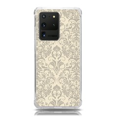 Retro Texture With Ornaments, Vintage Beige Background Samsung Galaxy S20 Ultra 6 9 Inch Tpu Uv Case by nateshop