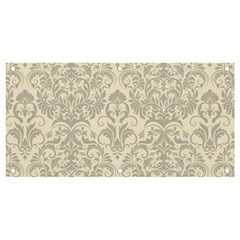 Retro Texture With Ornaments, Vintage Beige Background Banner And Sign 4  X 2  by nateshop