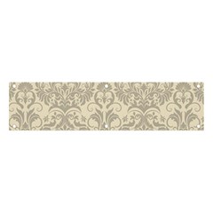 Retro Texture With Ornaments, Vintage Beige Background Banner And Sign 4  X 1  by nateshop