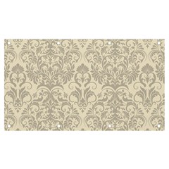 Retro Texture With Ornaments, Vintage Beige Background Banner And Sign 7  X 4  by nateshop