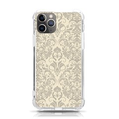 Retro Texture With Ornaments, Vintage Beige Background Iphone 11 Pro 5 8 Inch Tpu Uv Print Case by nateshop