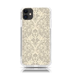 Retro Texture With Ornaments, Vintage Beige Background Iphone 11 Tpu Uv Print Case by nateshop