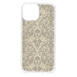 Retro Texture With Ornaments, Vintage Beige Background iPhone 13 mini TPU UV Print Case Front