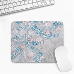 Vintage Retro Texture, Light Retro Background Small Mousepad by nateshop