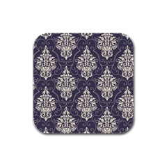 Vintage Texture, Floral Retro Background, Patterns, Rubber Square Coaster (4 pack)