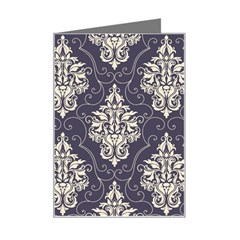 Vintage Texture, Floral Retro Background, Patterns, Mini Greeting Card