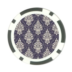 Vintage Texture, Floral Retro Background, Patterns, Poker Chip Card Guard