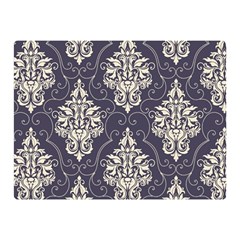 Vintage Texture, Floral Retro Background, Patterns, Two Sides Premium Plush Fleece Blanket (Mini)