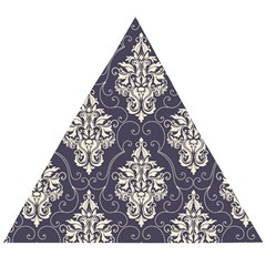 Vintage Texture, Floral Retro Background, Patterns, Wooden Puzzle Triangle by nateshop