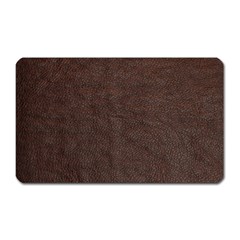 Black Leather Texture Leather Textures, Brown Leather Line Magnet (rectangular)