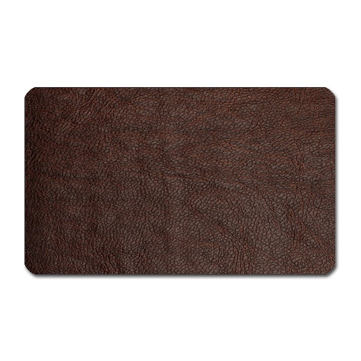 Black Leather Texture Leather Textures, Brown Leather Line Magnet (Rectangular)