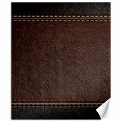 Black Leather Texture Leather Textures, Brown Leather Line Canvas 20  X 24  by nateshop