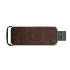 Black Leather Texture Leather Textures, Brown Leather Line Portable Usb Flash (one Side) by nateshop