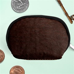 Black Leather Texture Leather Textures, Brown Leather Line Accessory Pouch (medium) by nateshop