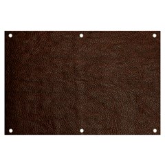 Black Leather Texture Leather Textures, Brown Leather Line Banner And Sign 6  X 4  by nateshop