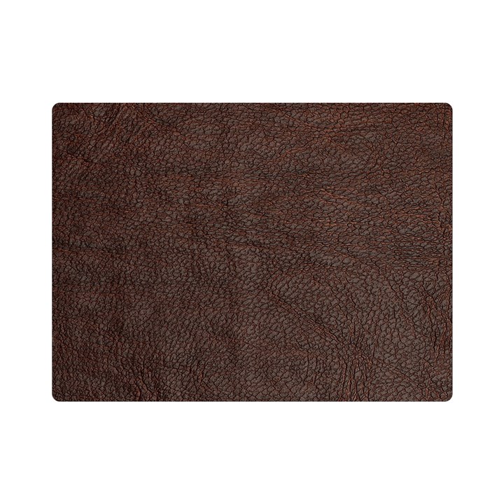 Black Leather Texture Leather Textures, Brown Leather Line Premium Plush Fleece Blanket (Mini)