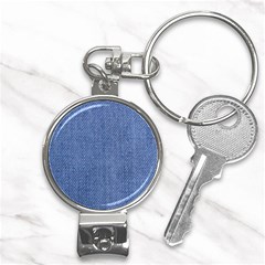 Blue Denim Texture Macro, Blue Denim Background, Jeans Background, Jeans Textures, Fabric Background Nail Clippers Key Chain by nateshop